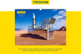 TEDOM - návrh grafiky a kreativy nosného vizuálu
